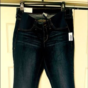 Old Navy Skinny Maternity side panel size 8 jeans NWT